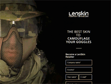 Tablet Screenshot of lenskin.com